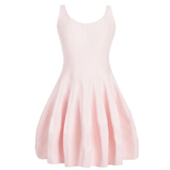 Halston Heritage Pink Bubble Dress- size 10 - Picture 1 of 7